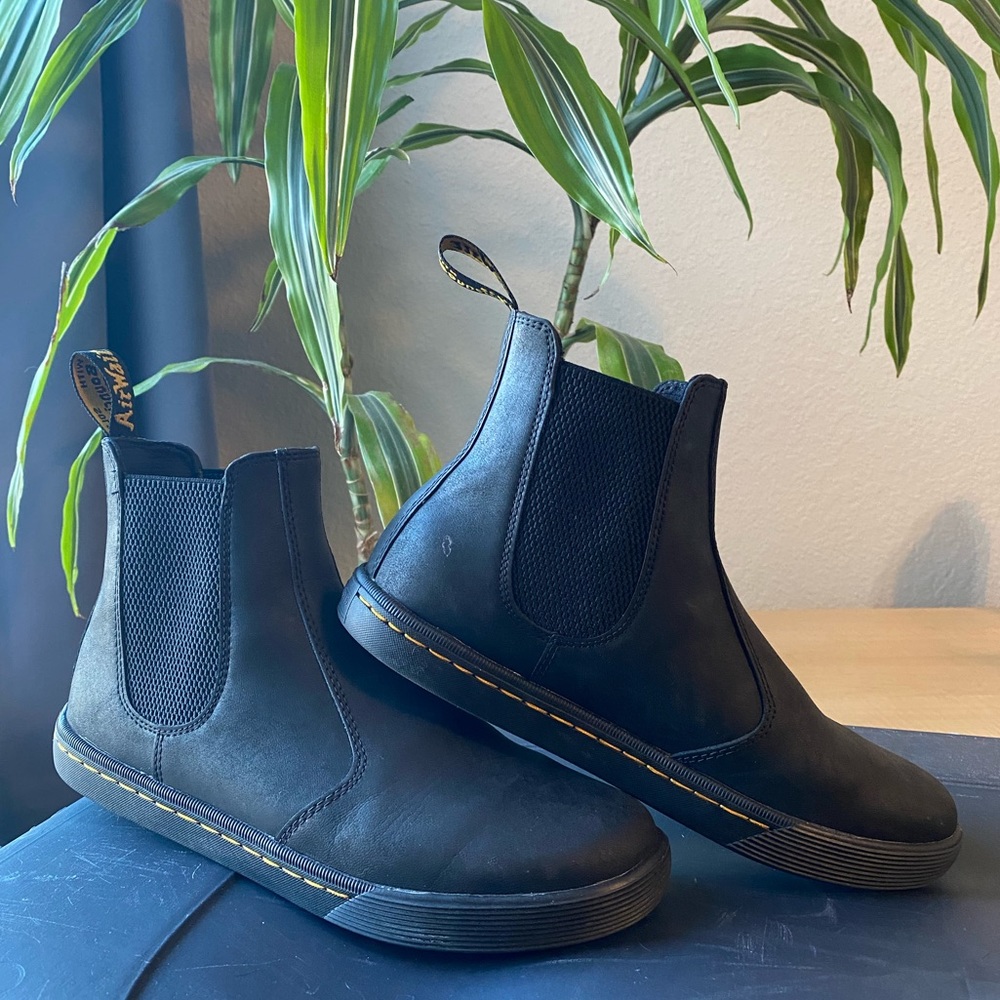 DR.MARTENS MAKELA WOMEN'S LEATHER CASUAL CHELSEA BOOTS DOC MARTENS